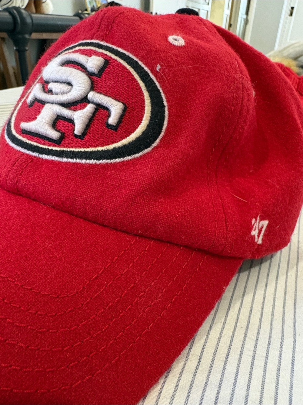 47 Brand San Francisco 49ers Red Baseball Cap